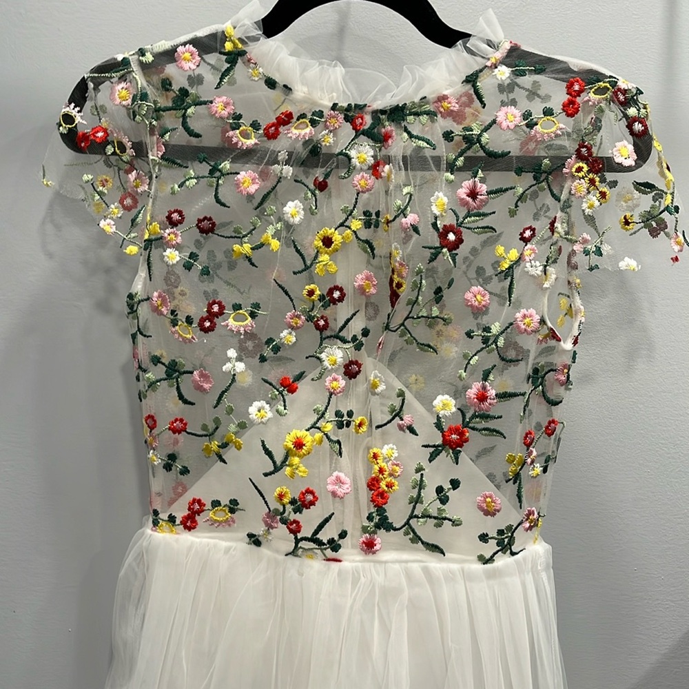 Embroidered bachelorette/wedding/rehearsal dinner dress